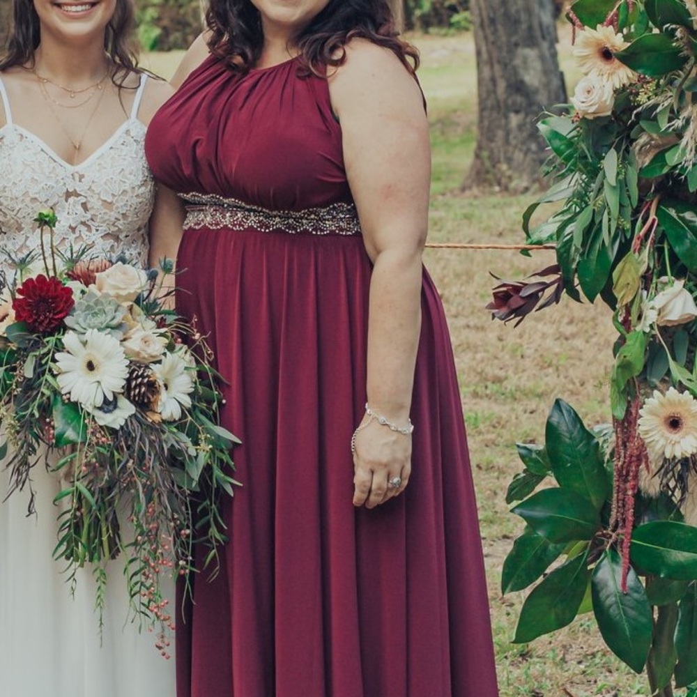 David’s Bridal formal Mother of the Bride dress.